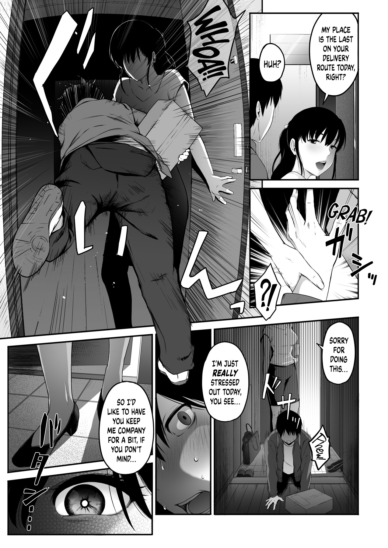 Hentai Manga Comic-Bagged a Delivery Boy! ~The Package the Horny Lady Was Expecting Was the One in My Pants~-Read-8